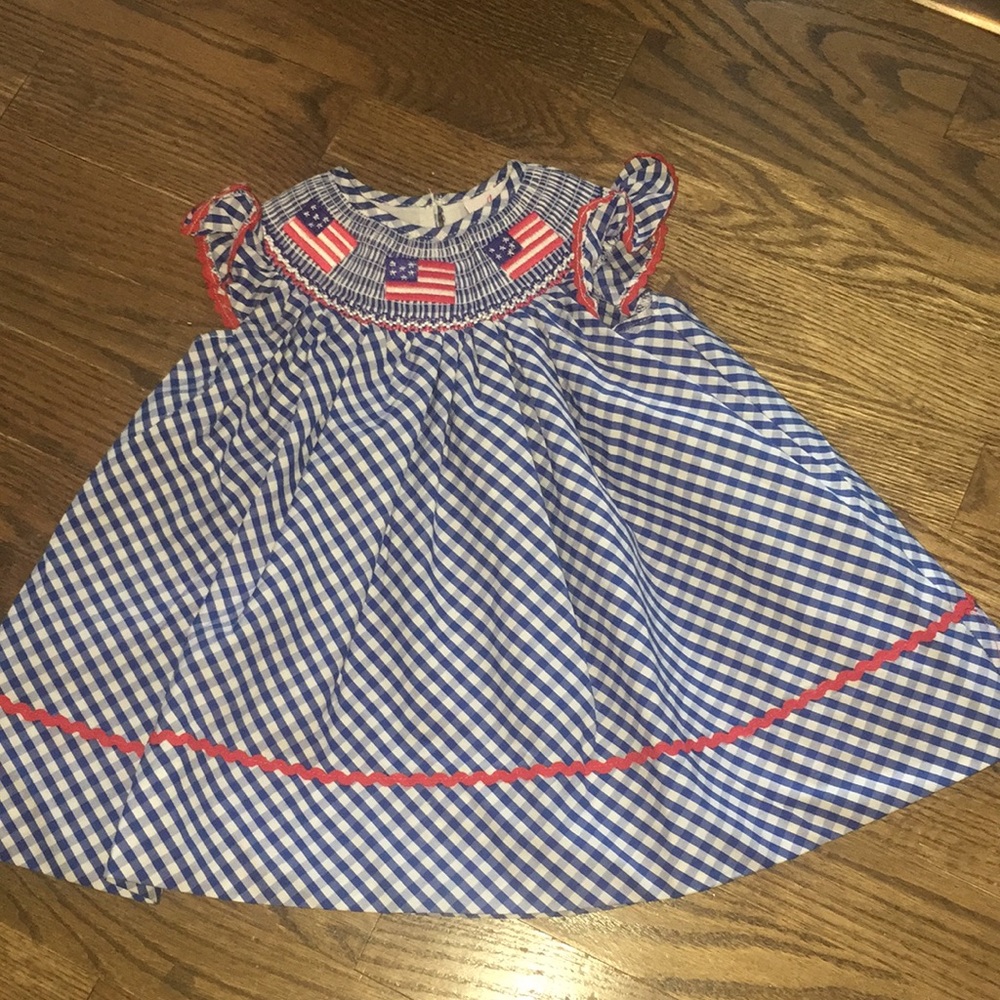 Patriotic smock dress